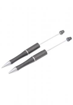 Kugelschreiber Rohling silber/schwarz