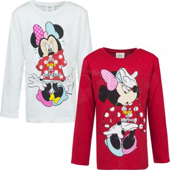 Kinder Langearm Shirt Minnie Mouse