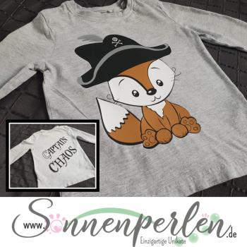 Kinder Shirt Fuchs Captain Chaos