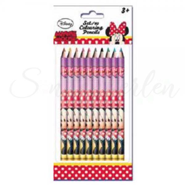 Kinder Buntstifte Set Motiv Minnie Mouse