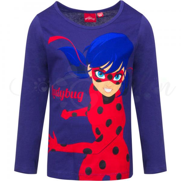 Kinder Langarm Shirt Ladybug in verschiedene Farben